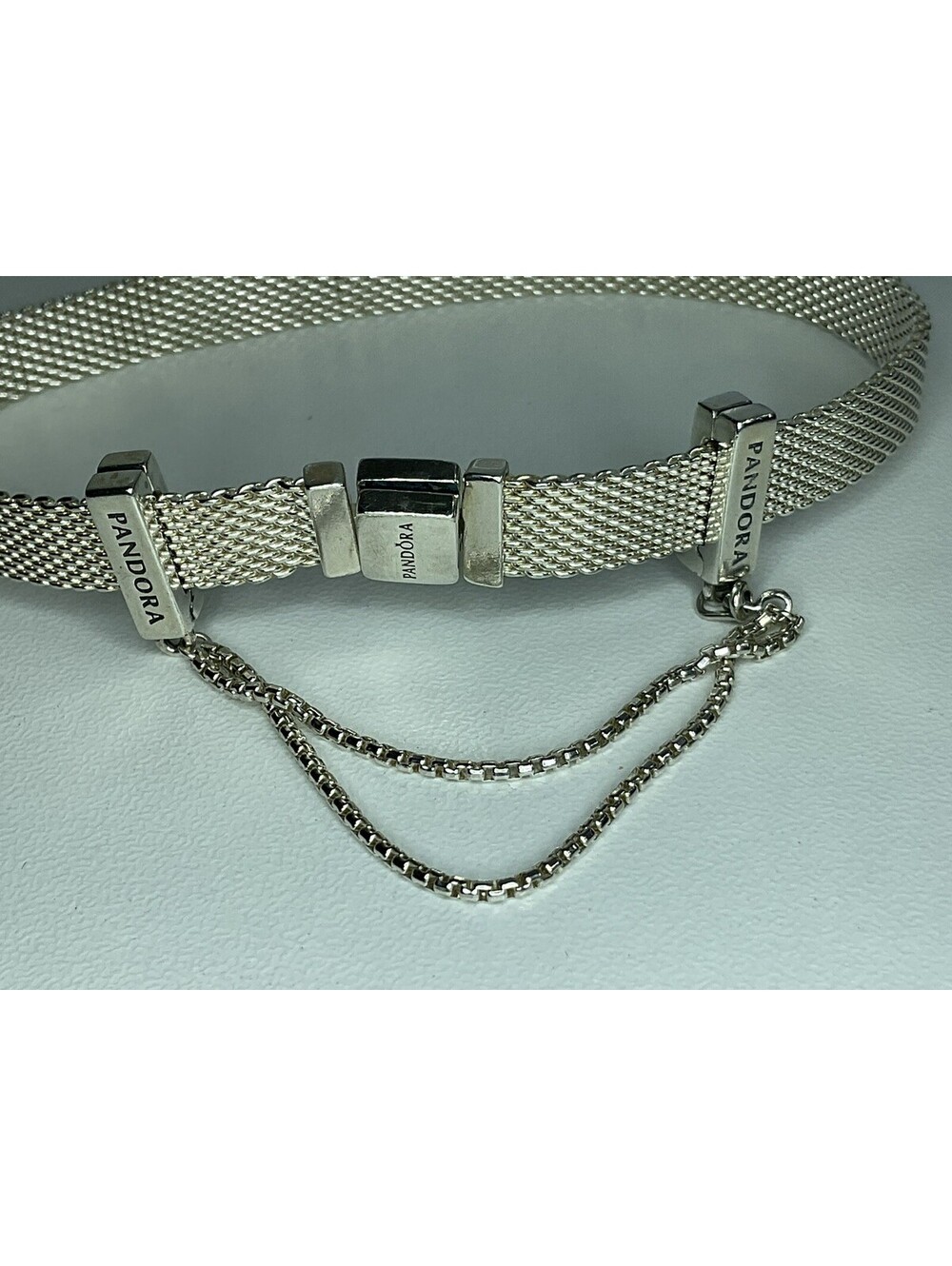 Pandora Reflexions Logo Safety Chain Retired